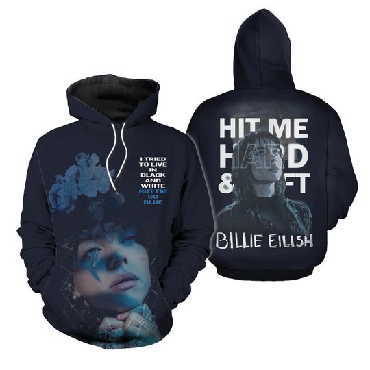 Discover Billie Eilish I Tried To Live Hoodie 3D - printed all - hoodie