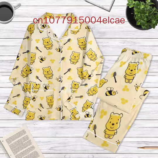 Discover winniee the poohh Pajamas Set, Disneyyy Pajama Set