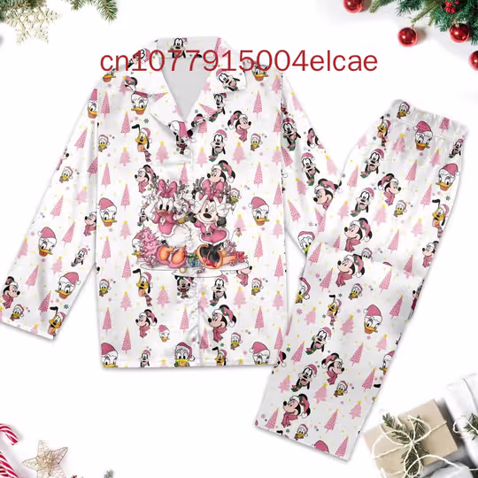 Discover New Daisy Duckk And Minniee Mouse Pajamas Set