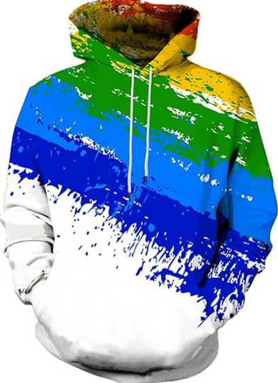 Discover Hgvoetty Unisex 3D Print Hoodies Graphic Space Pullover