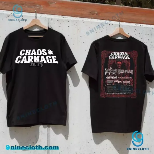 Discover Chaos And Carnage Tour 2025 Unisex T-shirt For Men Women S-5XL