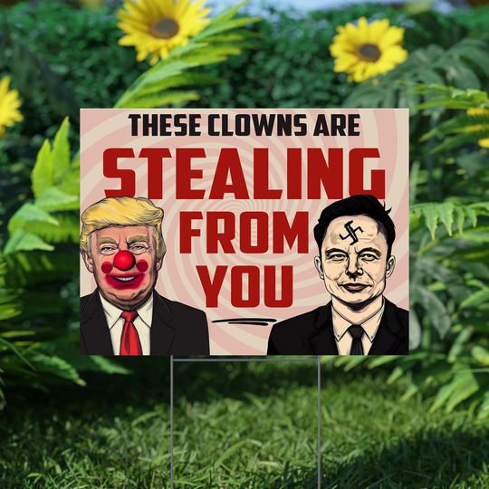 Discover Anti Trump Elon Musk Yard Sign, Resist Fascism Yard Sign, Anti Trump Sign, Protest Sign, Resist Sign, Foxtrot Delta Tango, Hands Off Sign