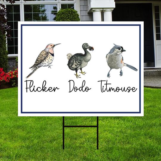 Discover Funny Bird Anti Trump Yard Sign, FDT Lawn Sign, Anti Maga Lawn Sign, Protest Sign, Resist Sign, Foxtrot Delta Tango Sign, Hands Off Sign