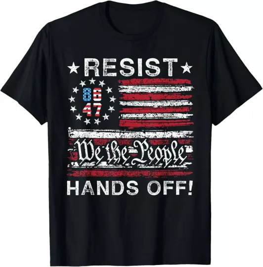 Discover Resist Hands Off Social Security Medicare Medicaid Protest T-Shirt