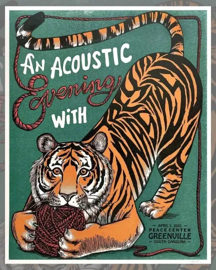 Discover April 2, 2025 Tour Trey Anastasio in Greenville, SC - Poster