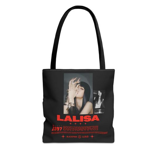 Discover LISA Tote Bag, LALISA Bag, Lisa Merch, Blackpink Tote Bag