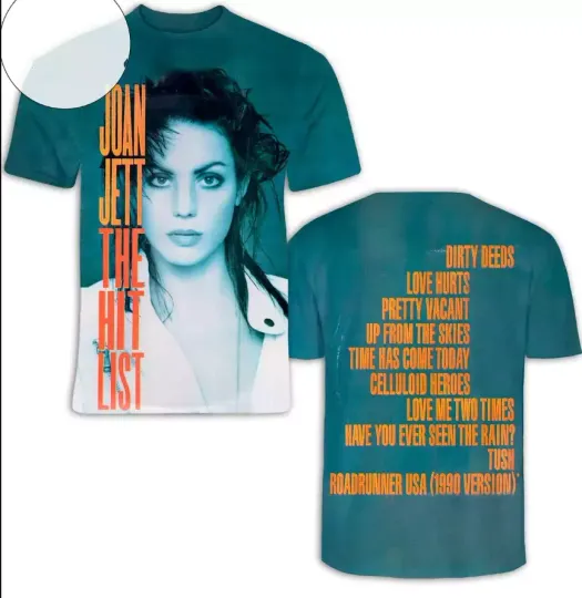 Discover Joan Jett The Hit List Graphic 3D T-Shirt