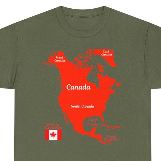Discover Republic of Canada Anti Trump T-Shirt - Heavy Cotton Unisex