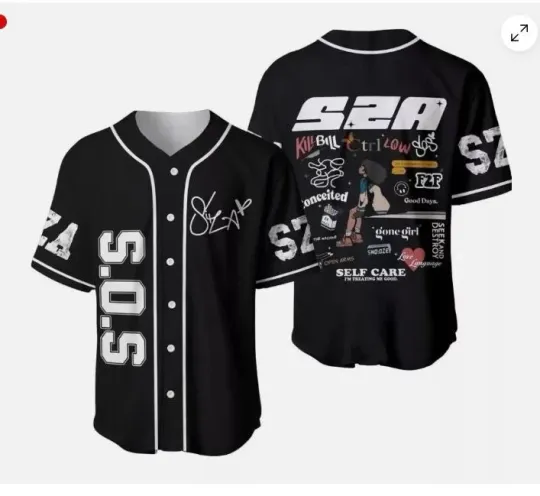 Discover Sza Baseball Jersey