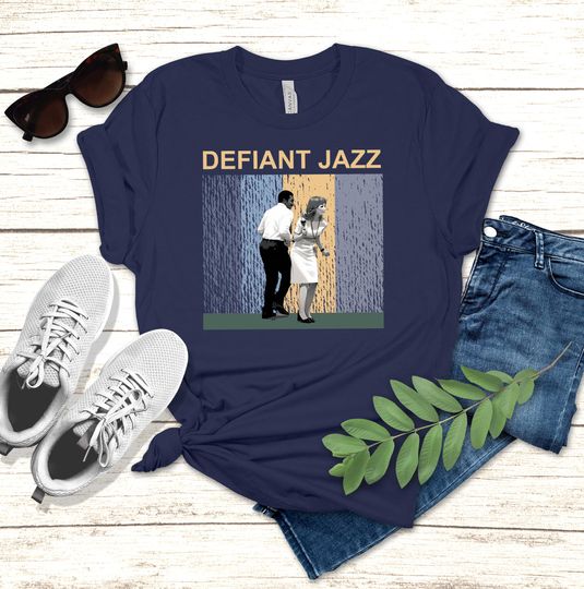 Discover Defiant Jazz Shirt, Severance Tv Series Shirt, Retro 90s Vintage Shirt, Sci-Fi Fan Gift