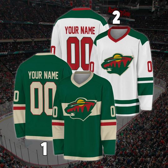 Discover Personalized Minnesota Wild Hockey Jersey, Jersey For Men With Your Team Name