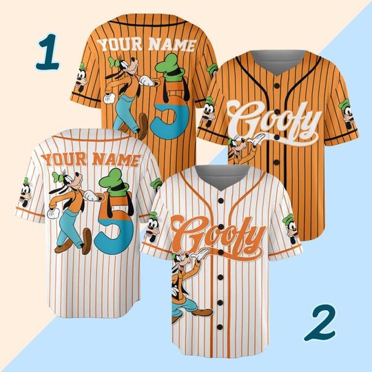 Discover Custom Disneyyy goofyy Baseball Jersey, Custom goofyy Baseball Jersey, Disneyyy Baseball Jersey