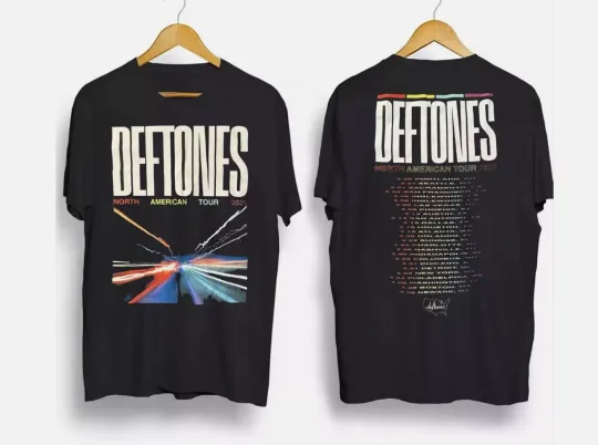 Discover Deftone 2025 North American Tour T-Shirt