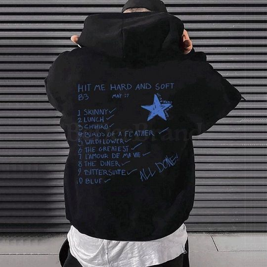 Discover Billie Eilish Printed Hoodie - Unisex Hip Hop Hoodie