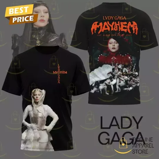 Discover Ld ga Mayhem  Album Out 2025 3D T-Shirt