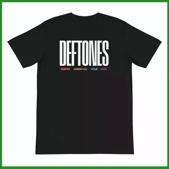 Discover Deftone North American Tour 2025 T-Shirt
