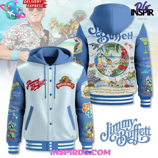 Discover Jimmy Buffett Margaritaville Special Hooded Baseball Jacket