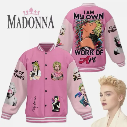Discover Madonna New Baseball Jacket For Fan