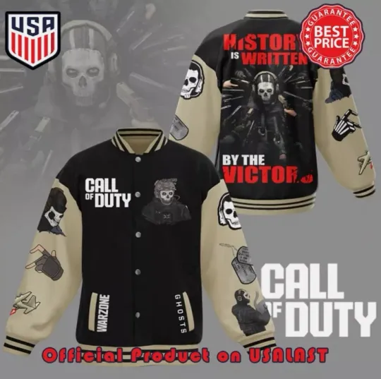 Discover Call Of Duty History Is Written By The Victor Baseball Jacket