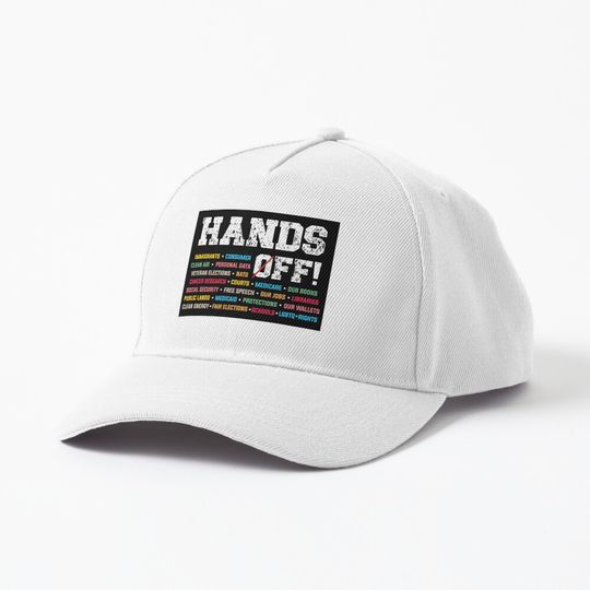 Discover Hands Off Protest  Anti Trump Sign Cap