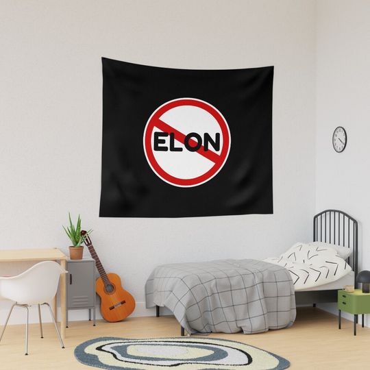 Discover Anti Elon Tapestry
