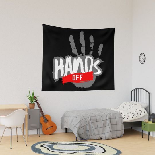 Discover Hands Off Protest Tapestry