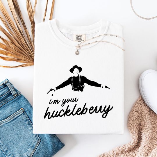 Discover Comfort Colors Unisex T-shirt, I'm your Huckleberry, Tombstone Shirt, Doc Holiday