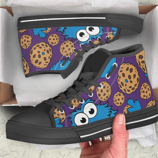 Discover High Top Sneakers, Cookie Monster, Colorful Cookies, Women's Shoes, Fun Footwear, Sneakerheads Gift