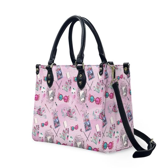 Discover Luna Lovegood Pattern Leather Handbag