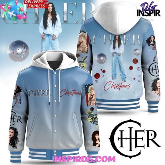 Discover Cher Christmas Holiday Special Hooded Varsity Jacket