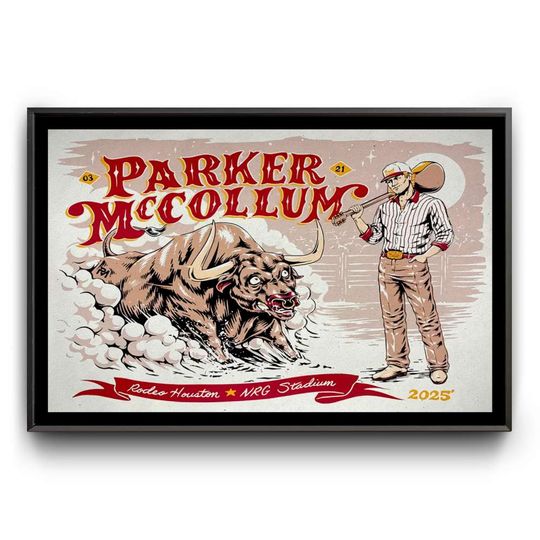 Discover NEW P McCollum NRG Stadium, Houston, TX Mar 21 2025 Tour Poster