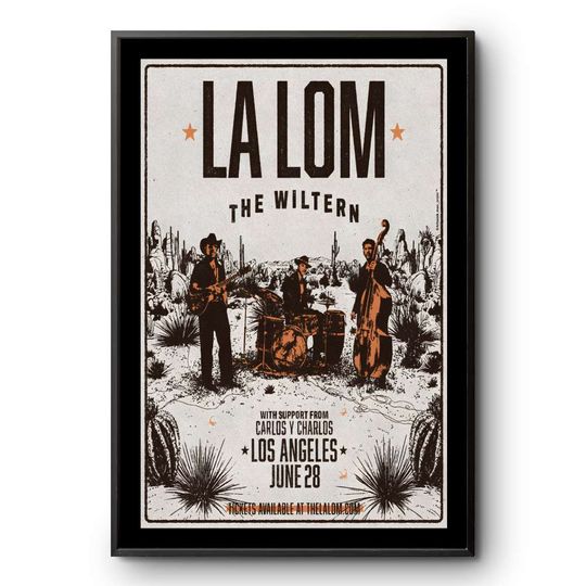 Discover NEW La Lom The Wiltern Los Angeles, CA Jun 28 2025 Tour Poster