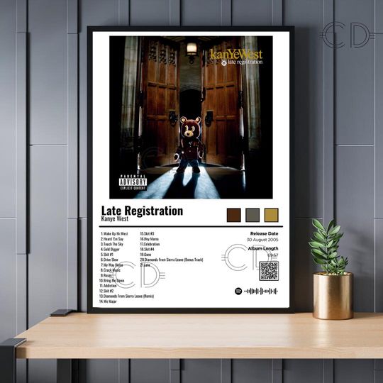 Discover Late Registration By Kanye West | Album Poster | Album Poster