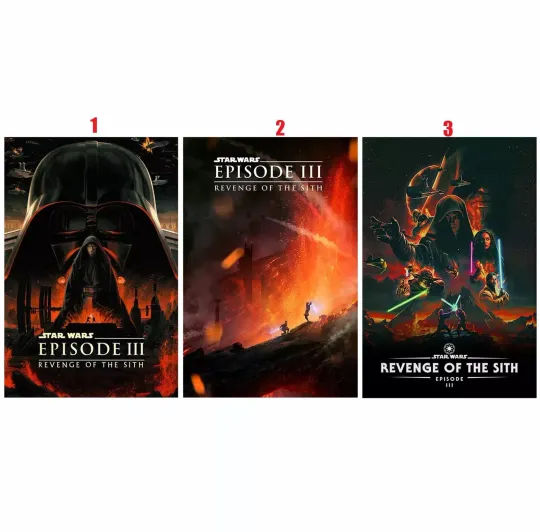 Discover Starr Warss Episode III Revenge of the Sith Poster 20th Anniversary Movie Poster