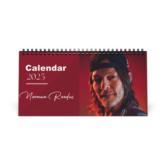 Discover Norman Reedus 2025 Desk Calendar |  Celebrity Gift | Office Decor