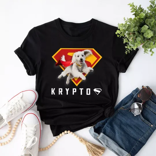 Discover Superman (2025 Movie) Krypto Shield T-Shirt
