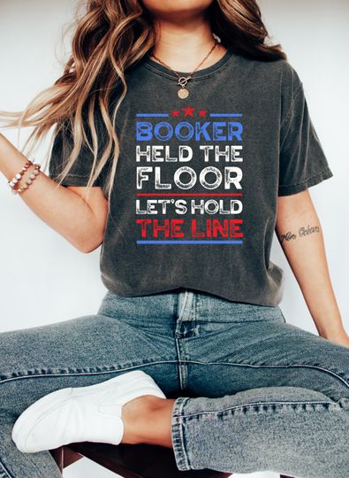Discover Cory Booker Hold the Floor Shirt, I Yield For a Question While Retaining the Floor Shirt