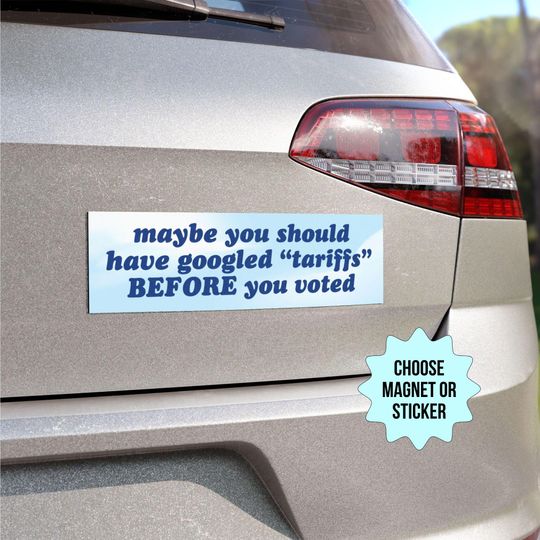 Discover Anti Trump Tariffs Car Magnet Anti MAGA Republican