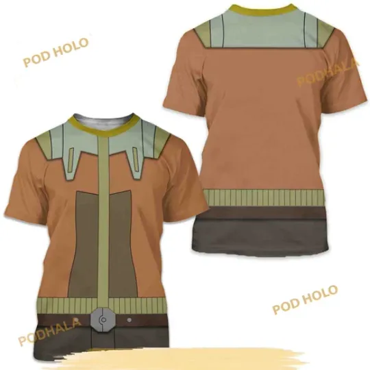 Discover Starr Warss R3b3ls Costume, Ezra Bridger 3D T-shirt
