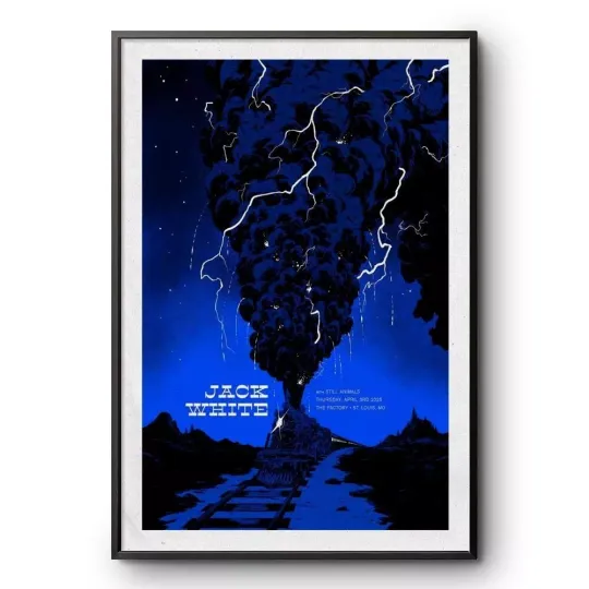 Discover JackWhite Apr 3 2025 The Factory, Chesterfield, MO Tour Poster
