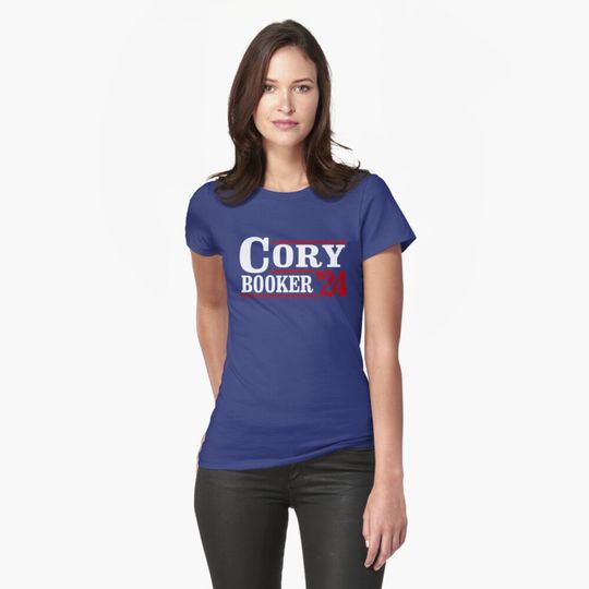 Discover Cory Booker 2024 Fitted T-Shirt