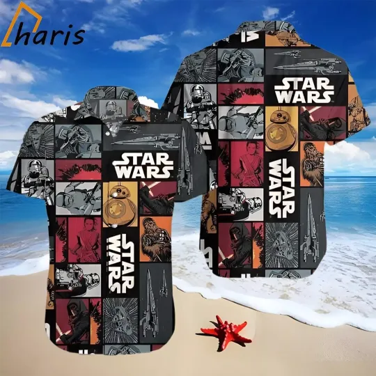 Discover Starr Warss Hawaiian Button Down Shirt