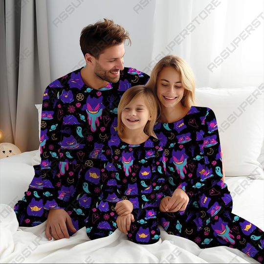 Discover Shadow King Pajamas Set Family Matching Couple Pajamas Christmas Holiday Gift