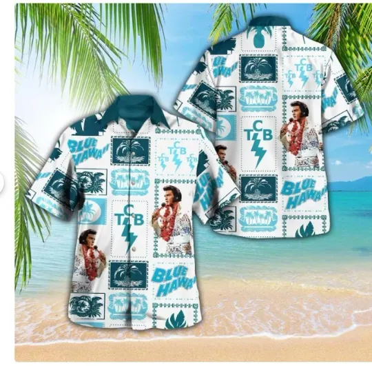 Discover Retro new, Elvis Presley Hawaiian Shirt-2025  aloha hawaiian