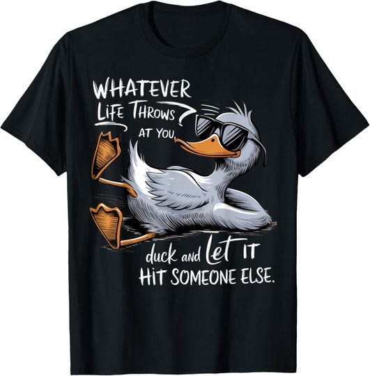 Discover Funny Duck Shirt Funny Quote Graphic tees For Men Women Kids T-Shirt