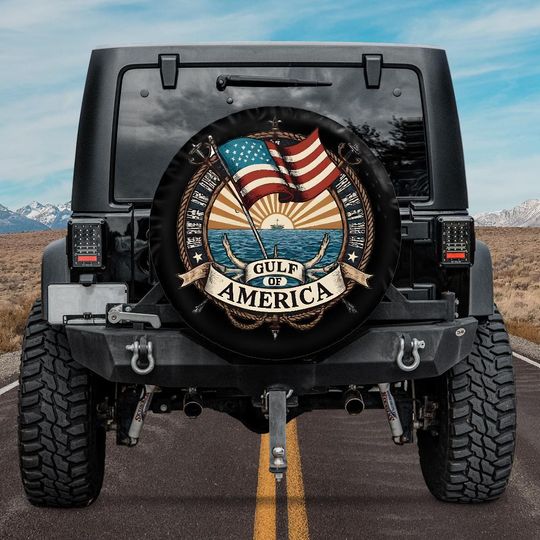 Discover Gulf of America Spare Tire cover, Gulf of America car accessories