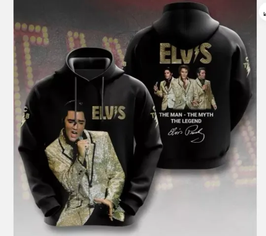 Discover Elvis Presley 3D Apparel Hoodie 3d - all printed, hot 2025, so hot