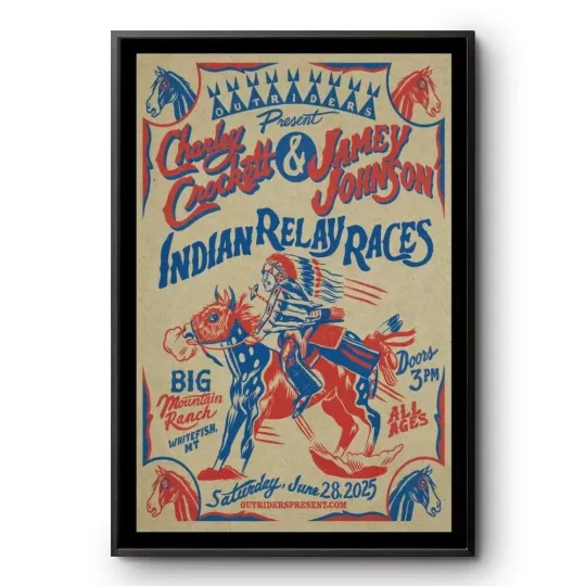 Discover Charley Crockett & Jamey Johnson June 28 2025 Poster