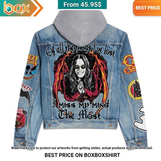Discover Ozzy Osbourne Of All The Things I’ve Lost I Miss My Mind The Most Denim Jacket