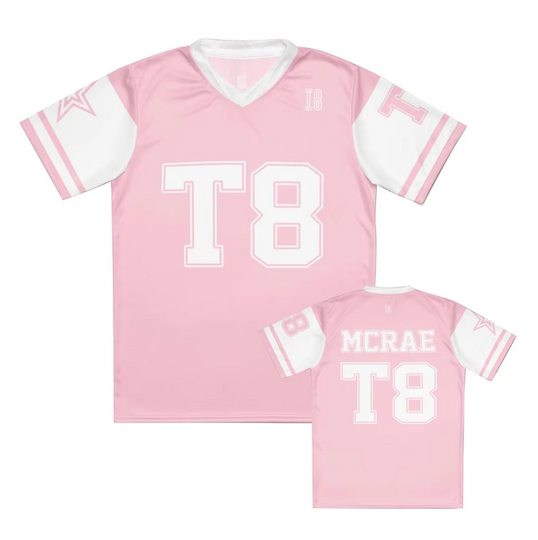 Discover Tate McRae Jersey 2025 Spring/Summer  T8 McRae Football Jersey